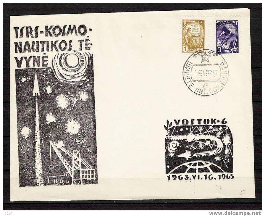 MOSCOU / VOSTOK  / SILUTES /  19.06.1965. - Russie & URSS