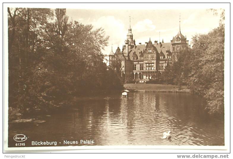 Bückeburg. Neues Palais - Foto Ak Um 1918-20 - (d 522) - Schaumburg