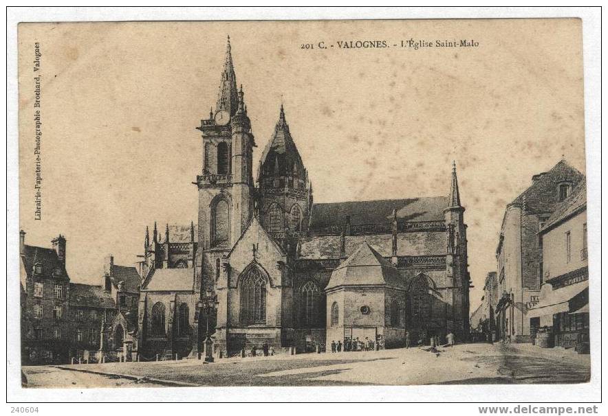 201  C  -  VALOGNES  --  L'Eglise Saint-Malo - Valognes