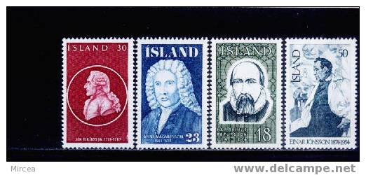 C2625 - Islande 1975 - Yv.no.458/61 Neufs** - Neufs