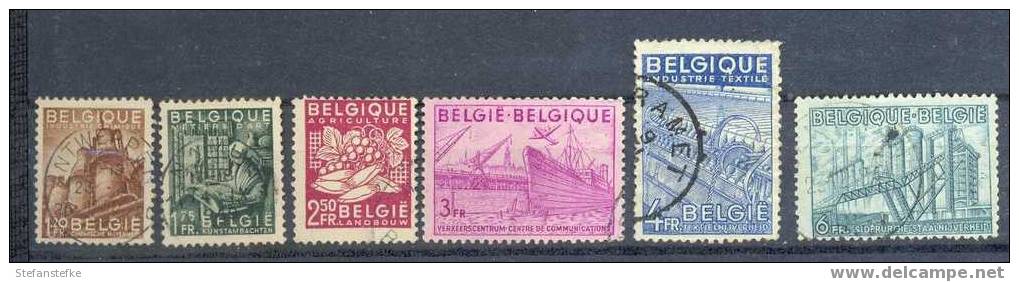 Belgie Ocb Nr : 767 - 772 Gestempeld (zie Scan) - Gebruikt