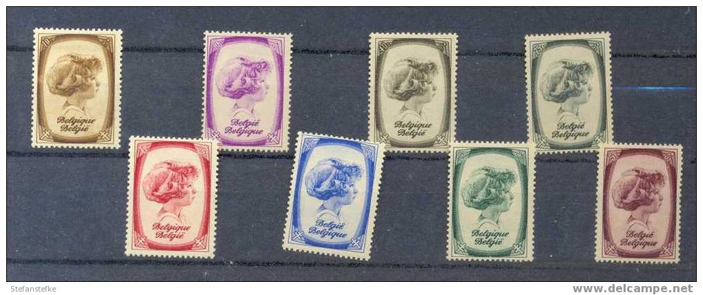 Belgie Ocb Nr : 488 - 495 * Met Scharnier (zie Scan) - Unused Stamps