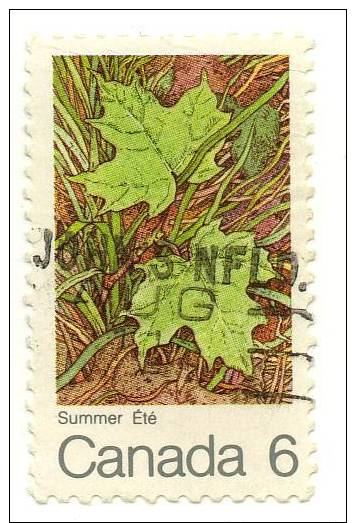 Maple Leaf Issue - Summer - Scott#536 - Gebruikt