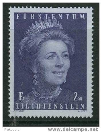 Liechtenstein Mi 544 Fürstin / Princess / Princesse Gina * * 1971 - Unused Stamps