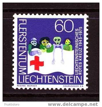 Liechtenstein Mi 629 Rotes Kreuz / Red Cross / Corix Rouge * * 1975 - Unused Stamps