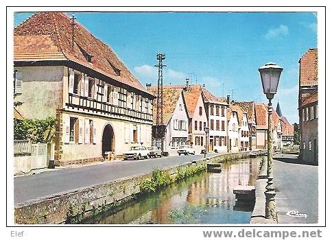 WISSEMBOURG (Bas-Rhin ),Quai Du Faubourg De BITCHE ; Illustrée D´une PEUGEOT 504 ; TB - Wissembourg