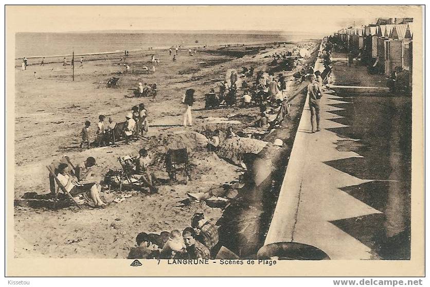 LANGRUNE -scénes De Plage - Dives