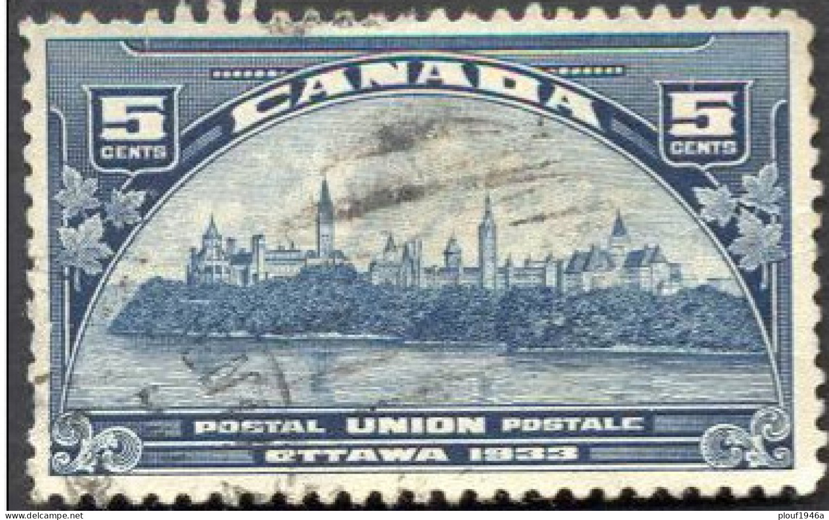 Pays :  84,1 (Canada : Dominion)  Yvert Et Tellier N° :   168 (o) - Oblitérés