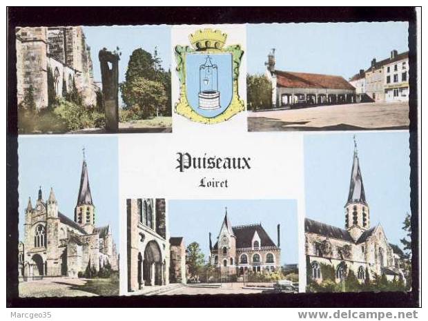 003482 Puiseaux Multivue école église Château édit.combier N°1 C 2 - Puiseaux