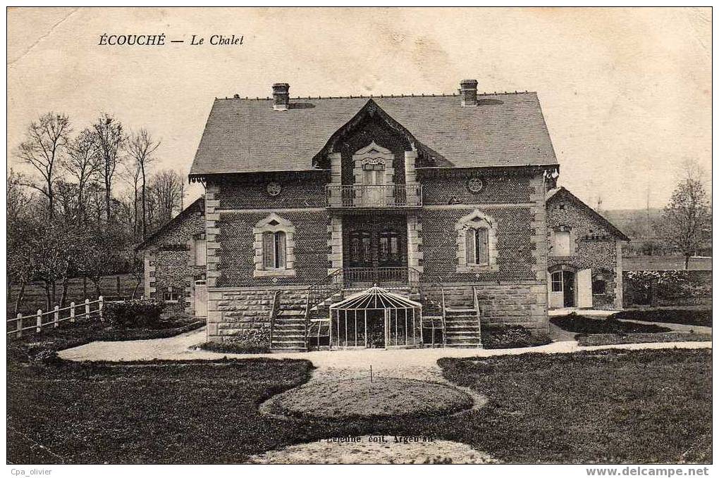 61 ECOUCHE Chalet, Villa, Cachet "19ème Bataillon Chasseurs à Pied", Ed Lejeune, 1915 - Ecouche