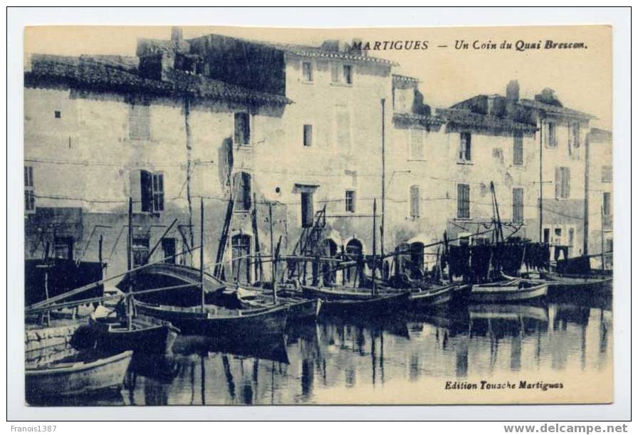 Réf 118 - MARTIGUES - Un Coin Du Quai BRESCON - Martigues