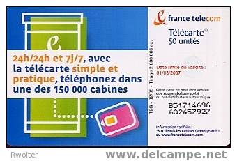 @+ Télécarte MODE D´EMPLOI GARCON - VERSO 2 - 50 U - GEM1 - 02/05. - 2005