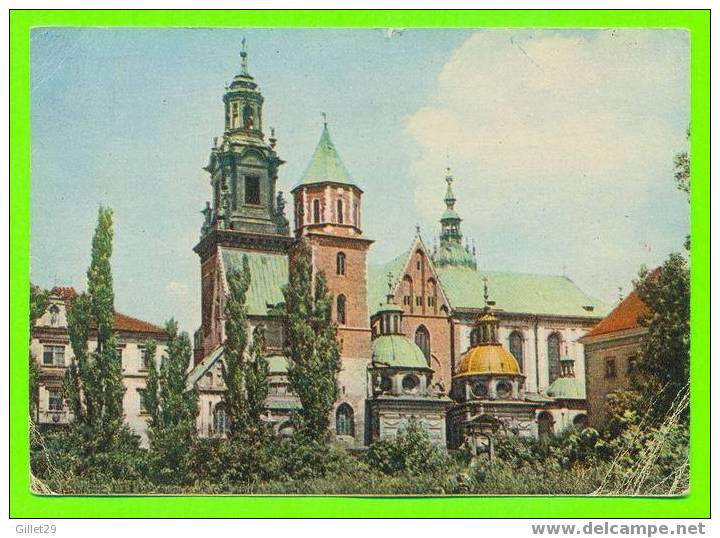 KRAKOW, POLOGNE - KATEDRA NA WAWELU - CARTE À VOYAGÉE - - Pologne