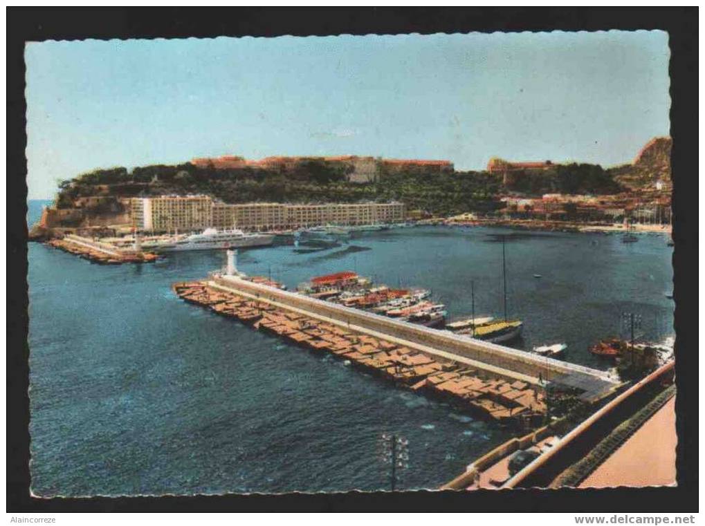 Flamme Monaco "Couronne Du Blason Méditerranée" Monte Carlo Porte De Monaco 1965 Sur Carte Vue Du Port - Poststempel