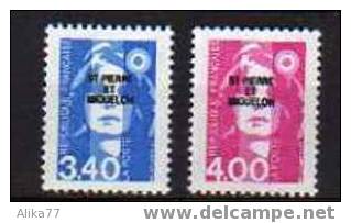 SPM     Neuf **    Y. Et T. N° 555 Et 556     Cote: 4,20 Euros - Unused Stamps