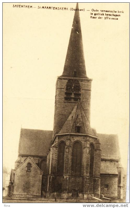 Saventhem-St-Maartenskerk-Oude Remaansche Kerk In Gothiek Herschapen Koor Der Xvie Eeuw E.Desais - Zaventem