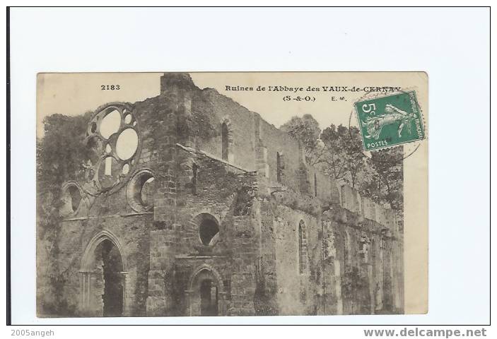 78 Dép.-  Vaux-de-Cernay(S-&-O.) Ruines De L\´Abbaye . - Vaux De Cernay