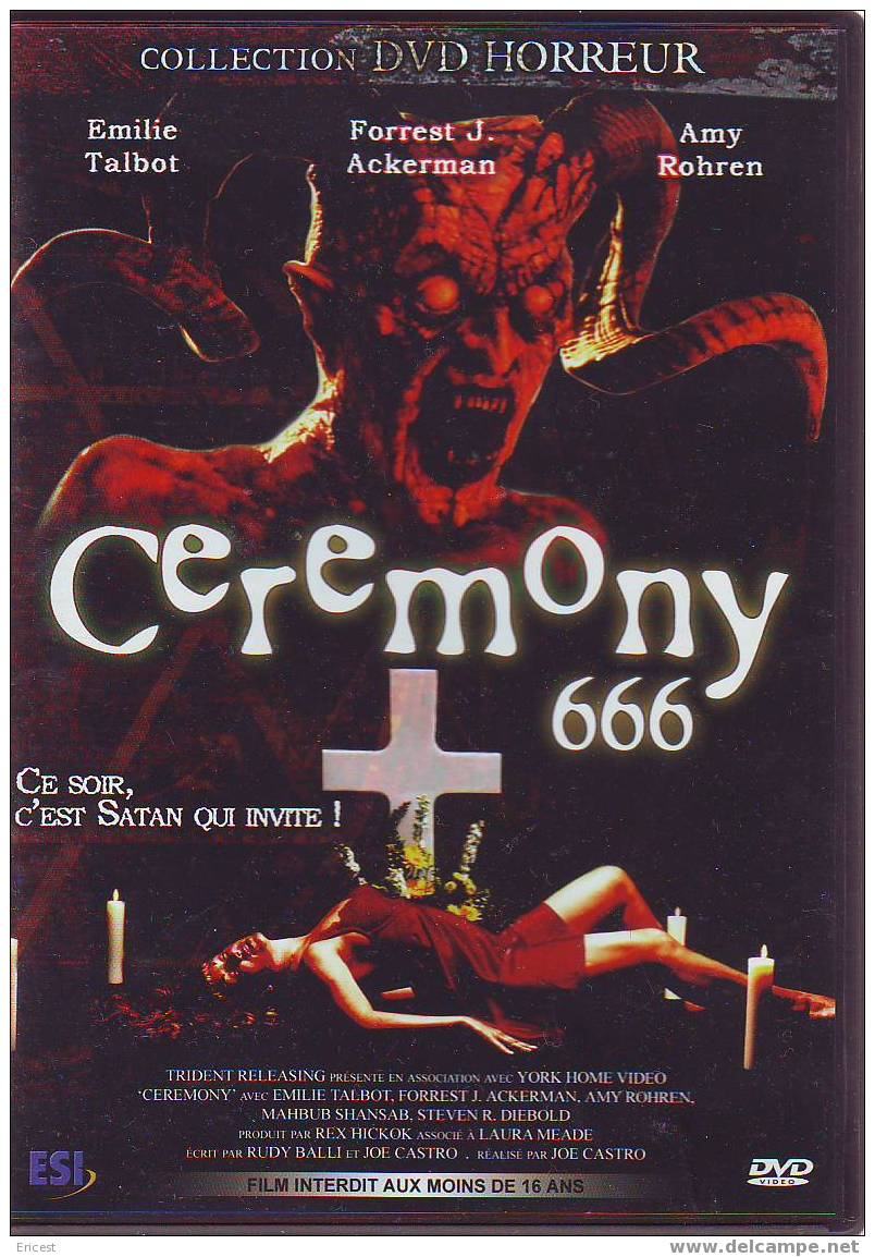 DVD CEREMONY 666 (9) - Horror