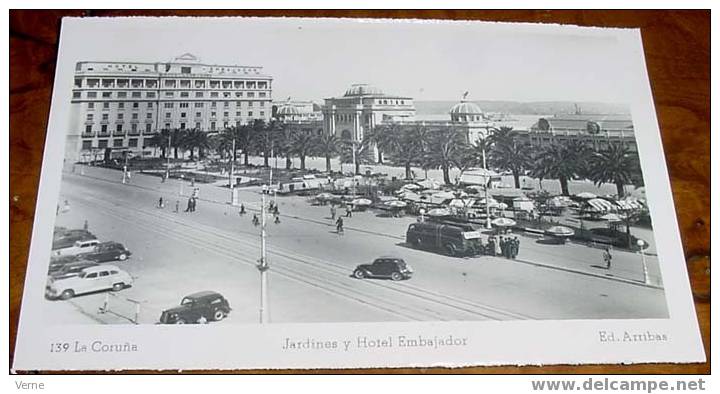 ANTIGUA POSTAL DE LA CORUÑA - GALICIA -  NO CIRCULADA - ED. ARRIBAS. - La Coruña