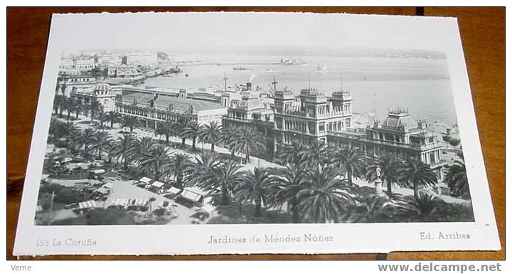 ANTIGUA POSTAL DE LA CORUÑA - GALICIA -  NO CIRCULADA - ED. ARRIBAS. - La Coruña