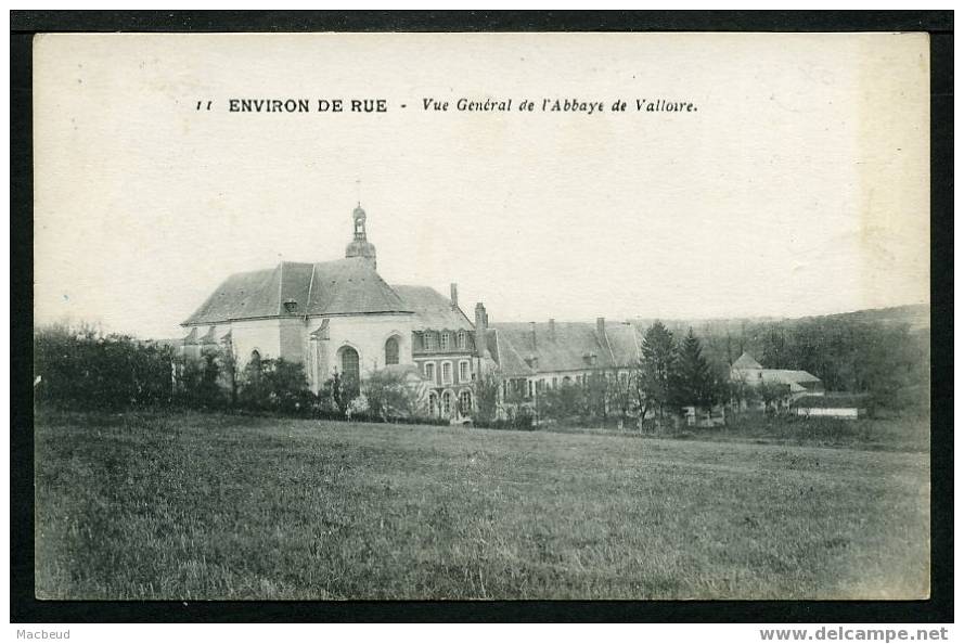 80 - Environ De RUE - Vue Générale De L'Abbaye De Valloire - Rue