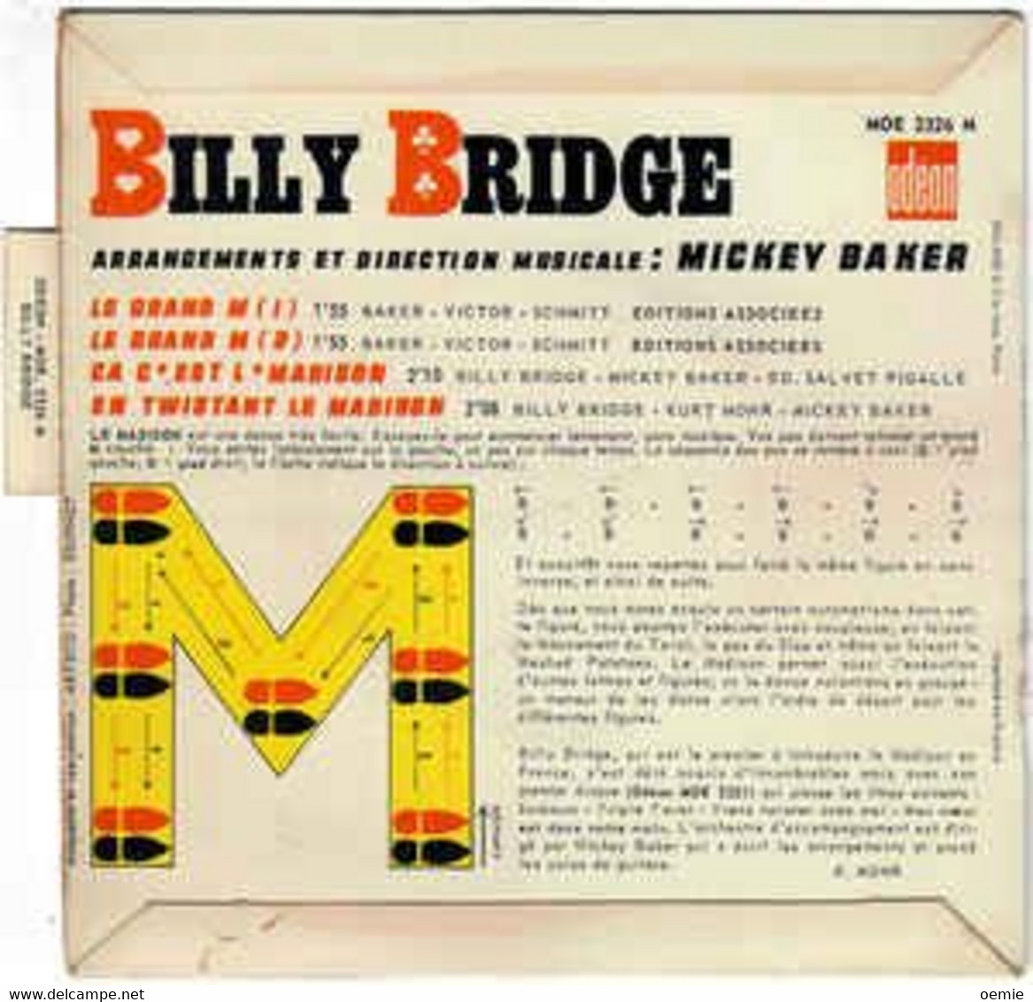 BILLY  BRIDGE  °°  LE MADISON - Other - English Music