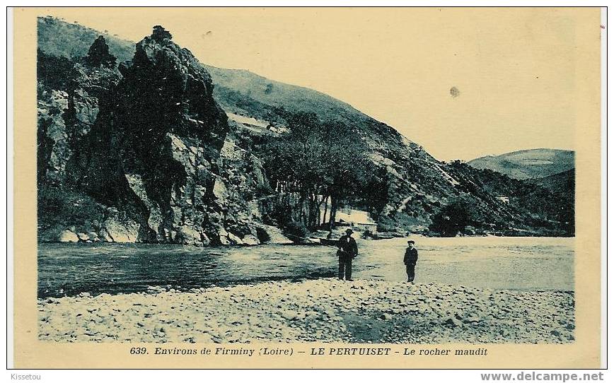 Le PERTHUISET Le Rocher Maudit - Firminy