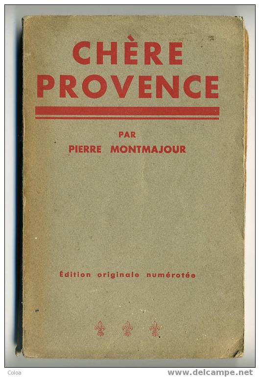 Provence 1943 Edition Originale Numérotée - Provence - Alpes-du-Sud