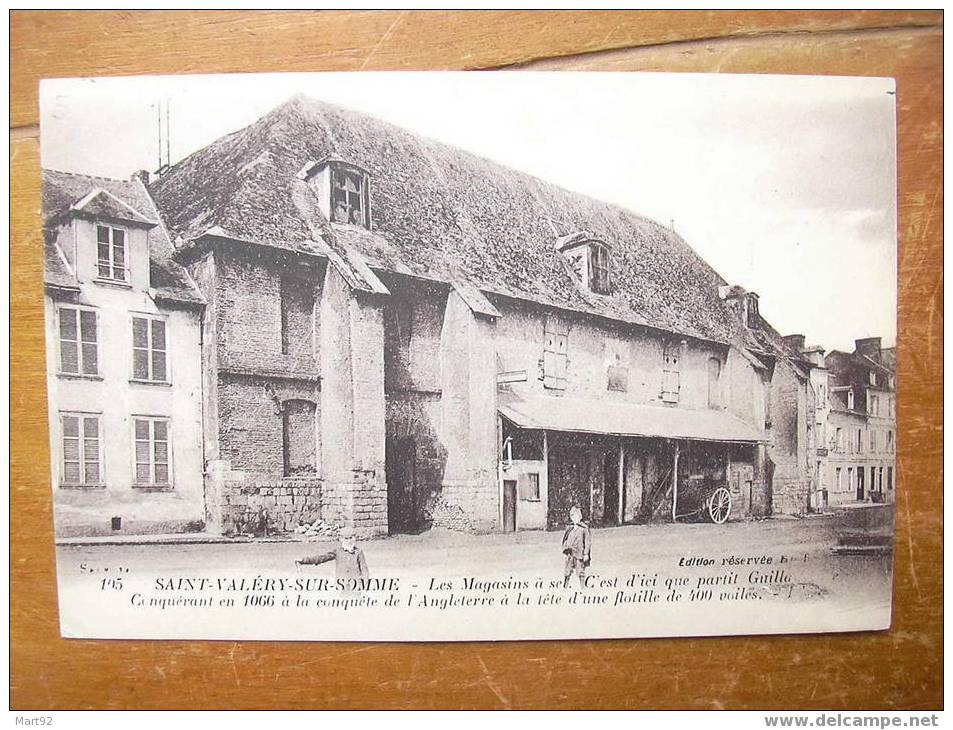 80 SAINT VALERY SUR SOMME LES MAGASINS A SEL - Saint Valery Sur Somme