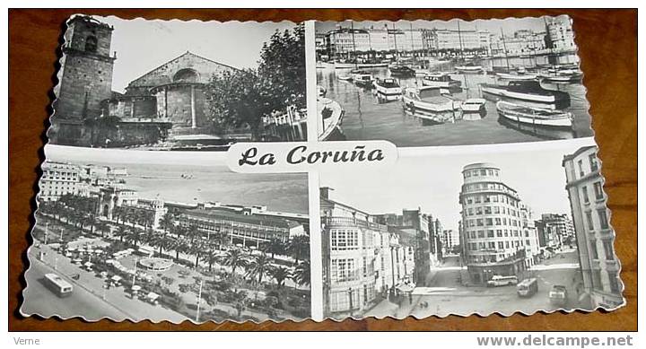 ANTIGUA POSTAL DE LA CORUÑA - ESCRITA - NO CIRCULADA. - La Coruña