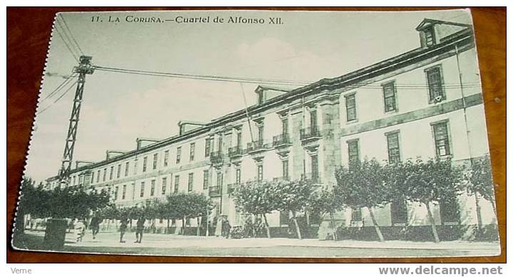 ANTIGUA POSTAL DE LA CORUÑA - CIRCULADA. - La Coruña