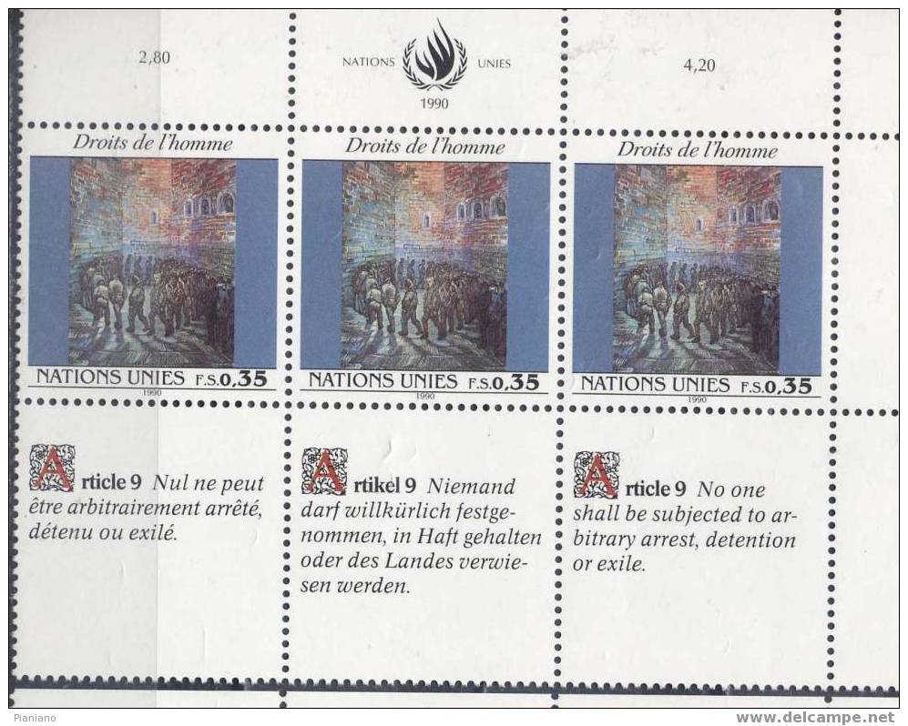 PIA - 1990 - La Déclaration Universelle Des Droits De L´Homme - (Yv 196-201) - Unused Stamps