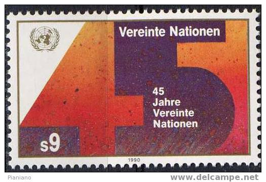PIA - 1990 - ONW : 45° Des Nations Unies - (Yv 108-09) - Nuevos