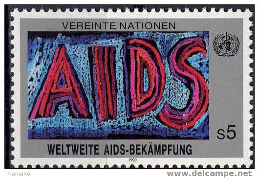 PIA - 1990 - ONW : Lutte Mondiale Contre Le SIDA - (Yv 104-05) - Ongebruikt