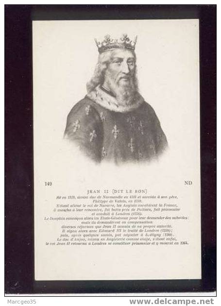 003571 Jean II Dit Le Bon édit.ND N° 149 - Koninklijke Families