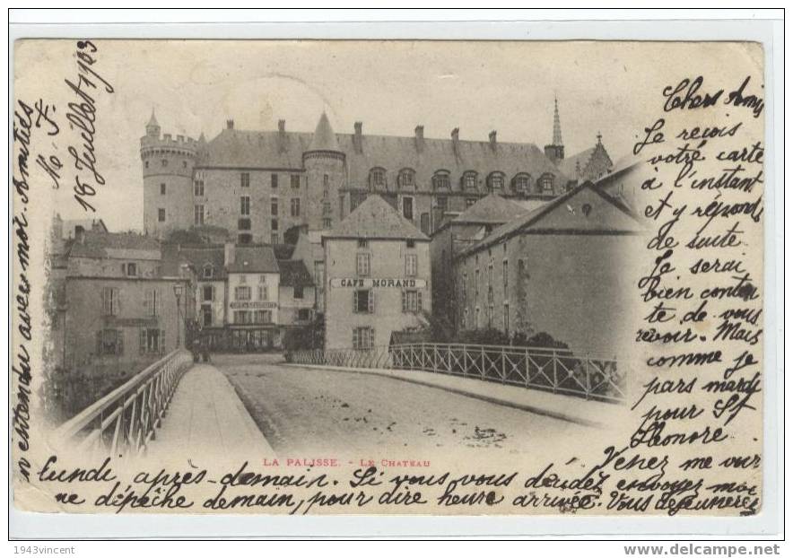 599 - LAPALISSE - Le Chateau - Belle CPA 1903 Animée - - Lapalisse