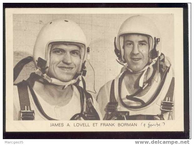 003596 James A. Lovell &frank Borman Gemini VII édit. Sud Aviation Philatélie - Raumfahrt