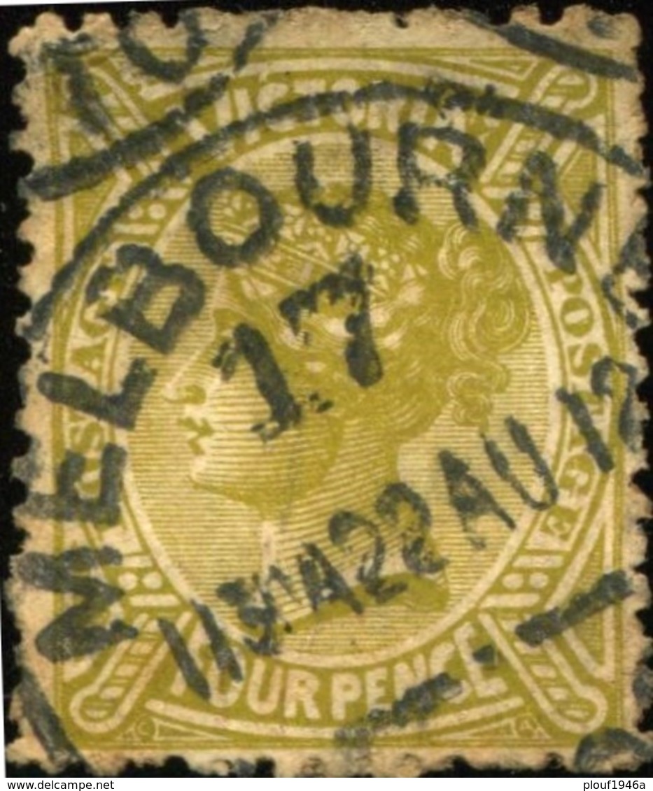 Pays : 497,1 (Victoria : Confédération Australienne)  Yvert Et Tellier N° :  122 (o) - Used Stamps