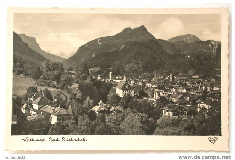 D 648 - Weltkurort Bad Reichenhall - S/w Foto Ak - Feldpost, 1941 Gel. - Bad Reichenhall