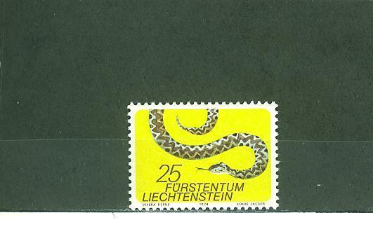 L0032 Vipere Peliade Liechtenstein 1974 Neuf ** 553 - Neufs