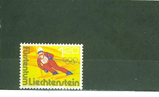 L0049 Ski Slalom Jeux Olympiques De Innsbruck Liechtenstein 1975 Neuf ** - Hiver
