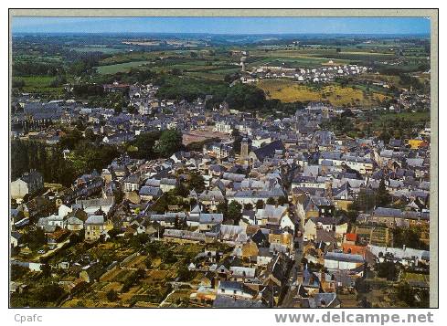 CHATEAU DU LOIR : VUE GENERALE,ROUTE DE BEAUMONT PIED DE BOEUF  /  CPSM - Chateau Du Loir