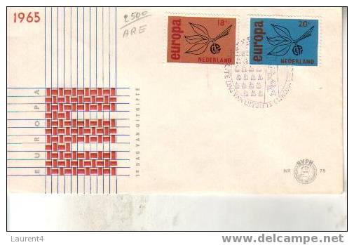 Europa - Netherlands - Holland - Pays Bas - FDC - Enveloppe Premier Jour - 1965 - 1965