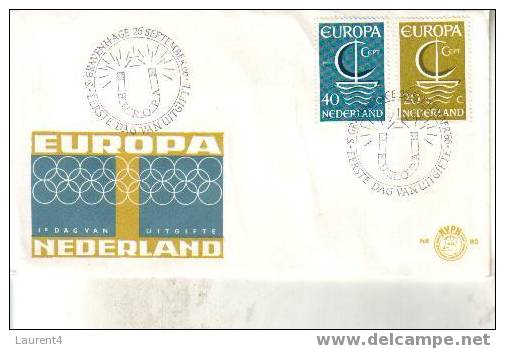 Europa - Netherlands - Holland - Pays Bas - FDC - Enveloppe Premier Jour - 1966 - 1966