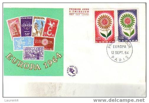Europa - France - FDC - Enveloppe Premier Jour - 1964 - 1964