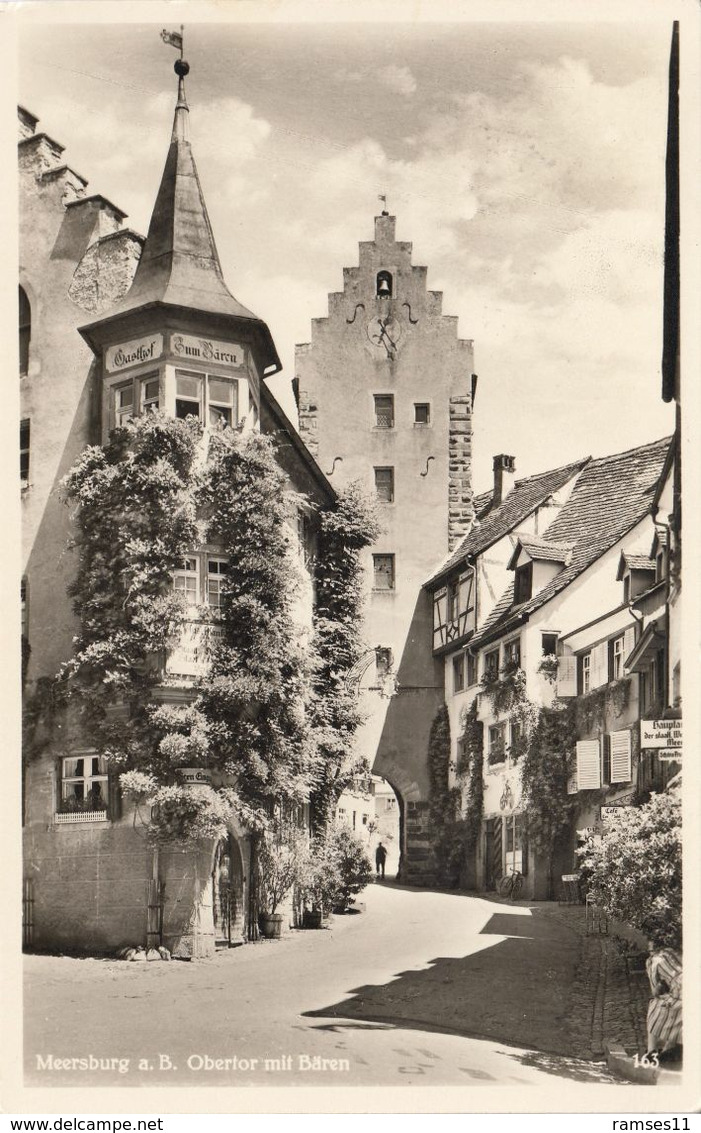 MEERSBURG Obertor Mit Bären 1955 - Meersburg