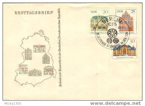 DDR / GDR - Mi-Nr 1434/1439 FDC (2055)- - 1950-1970