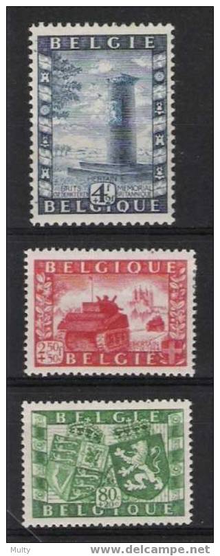 Belgie OCB 823 /825 (*) - Ongebruikt