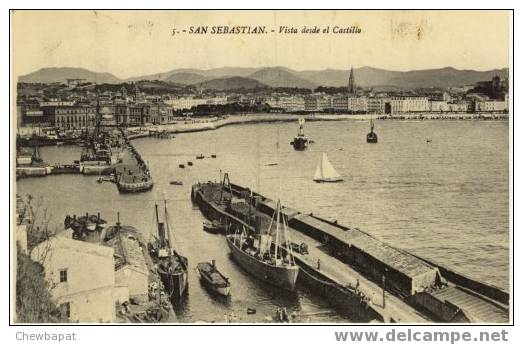 San Sebastian - Vista Desde El Castillo - Huesca