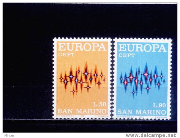 C353 - San Marino 1972 - Yv.no.808/9 Neufs** - 1972